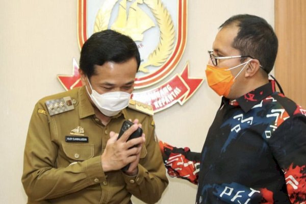 Bertemu Danny Pomanto di Balai Kota Makassar, Pj Walkot Bahas Persiapan Pelantikan Wali Kota Terpilih