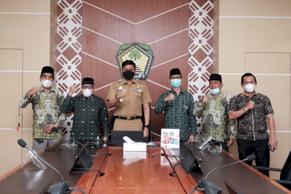 Bupati Adnan Siap Bantu Pembangunan Sekretariat Nahdlatul Ulama di Gowa