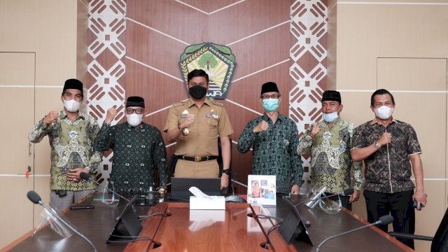 Bupati Adnan Siap Bantu Pembangunan Sekretariat Nahdlatul Ulama di Gowa