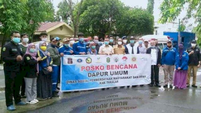 Bupati Takalar Syamsari Kitta melepas relawan ke gempa di Sulbar