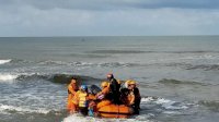 Perjuangan Tim Gabungan Bersama BPBD Takalar Cari Pelajar yang Tenggelam di Pantai Gusung Galesong