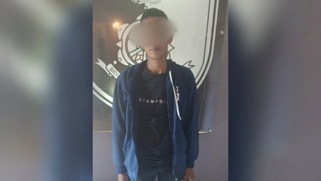 Aswar, pelaku kawin lari yang ditangkap di Kabupaten Pangkep.