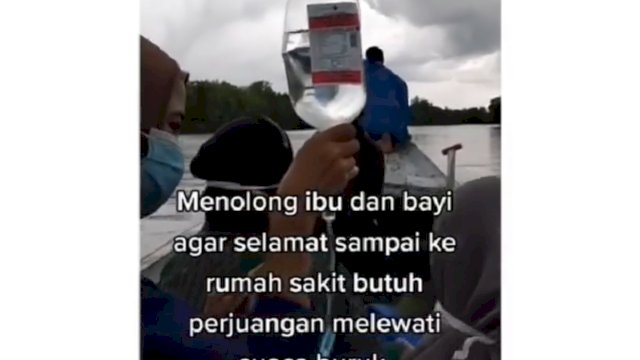 Viral, Aksi Heroik Bidan di Pangkep Sulsel Seberangi Laut Bawa Ibu Hamil ke Rumah Sakit