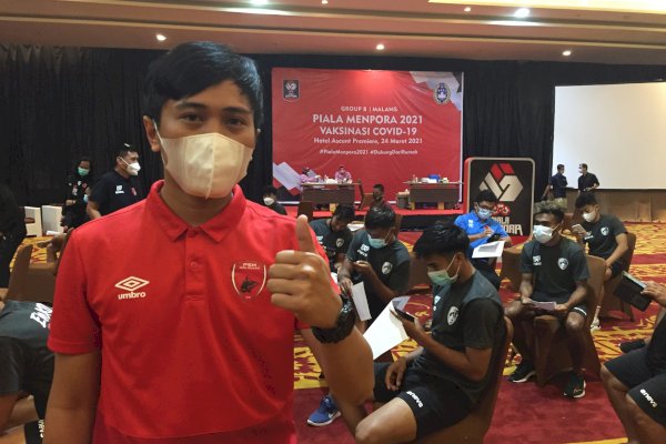 Pemain PSM Makassar Terima Vaksin Tahap Pertama