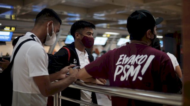 Momen Skuat PSM Makassar Tiba di Malang Siap Berlaga di Piala Menpora