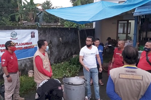 Gerak Cepat, Legislator NasDem Mario David Bantu Korban Banjir Makassar