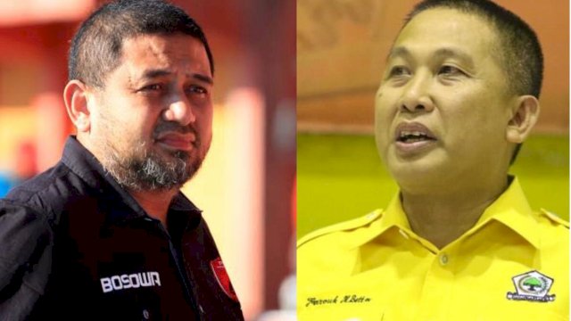 Munafri Arifuddin dan Farouk M Betta. 