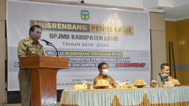 Pemulihan Ekonomi Akibat Pandemi Jadi Tema Musrenbang RPJMD Luwu