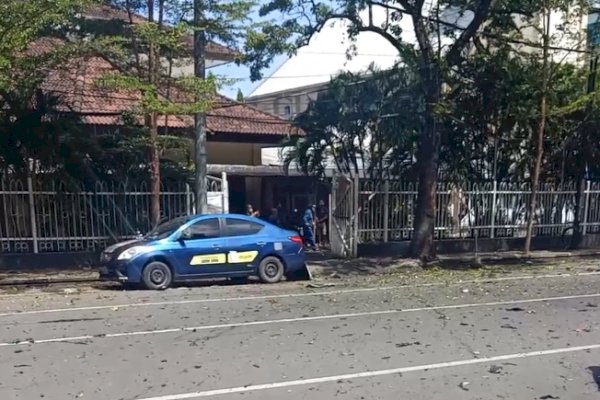 Diduga Ada Bom Bunuh Diri di Depan Gereja Katedral Makassar