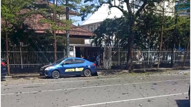 Diduga Ada Bom Bunuh Diri di Depan Gereja Katedral Makassar