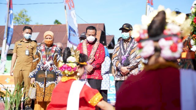 Plt Gubernur Sulsel Sudirman Dampingi Menko PMK Resmikan Pusat Penanggulangan Gizi Terpadu