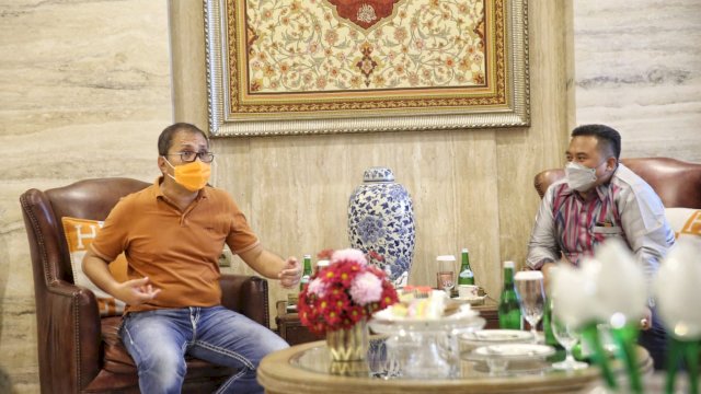 Terima Hasrul Cs, Walikota Danny Ungkap Peran Penting Media Dukung Program Pemkot