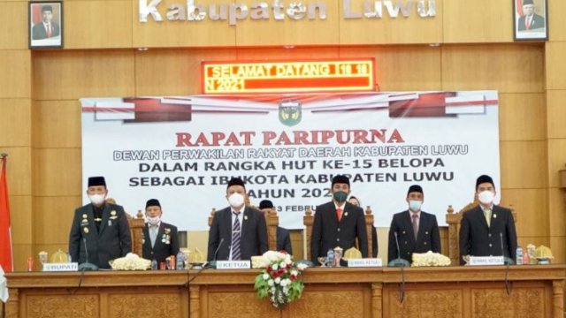 Pandemi Covid19, HUT Pemkab Luwu Digelar Sederhana