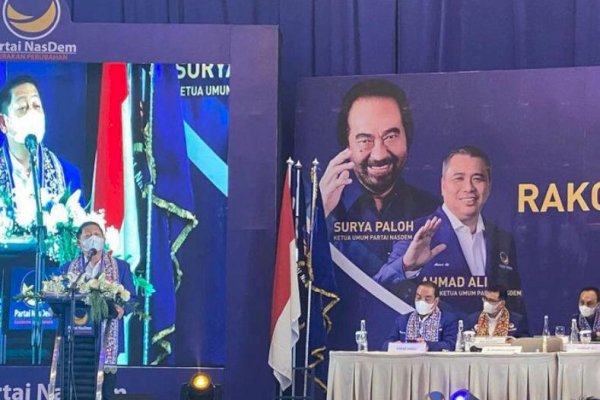 Prestasi RMS Pimpin NasDem Sulsel Dibahas di Rakorwil-Workshop Sumatera Selatan