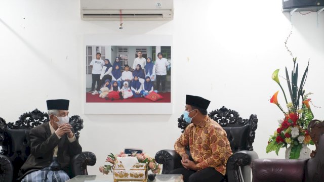 Hari Pertama Emban Amanah Plt Gubernur, Sudirman Sulaiman Sowan ke Ulama