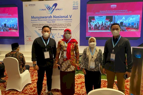 Wabup Maros Suhartina Bohari Hadiri Munas Apkasi