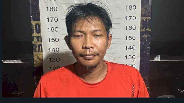 Ridwan alias Landak, pelaku jambret di Makassar.