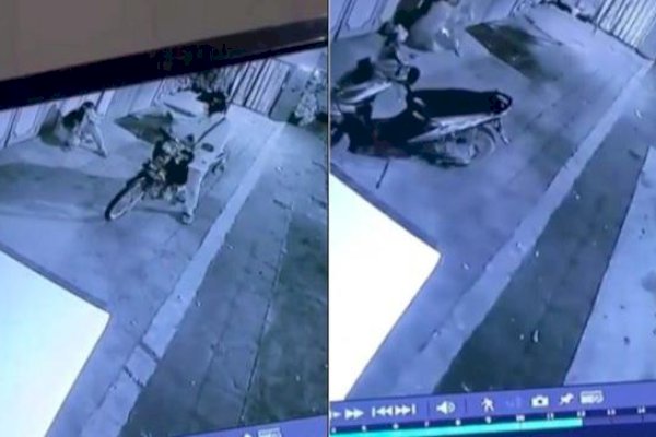 Terekam CCTV! Wanita Cantik Ini Digarap Pria-pria Pengendara Motor di Tepi Jalan