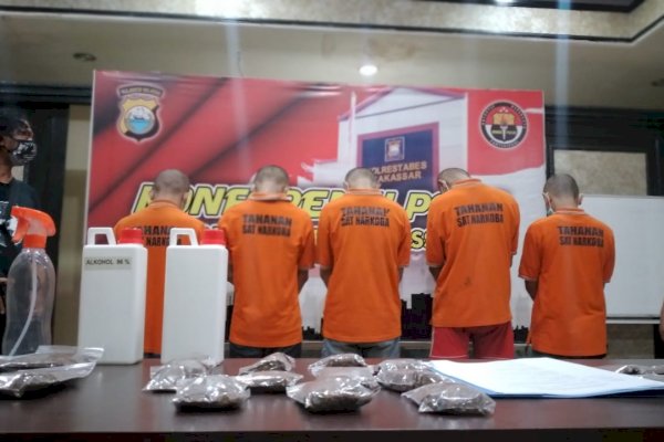 Parah! 5 Remaja Belasan Tahun Jadi Sindikat Pengedar Narkoba Tembakau Sintetis di Makassar