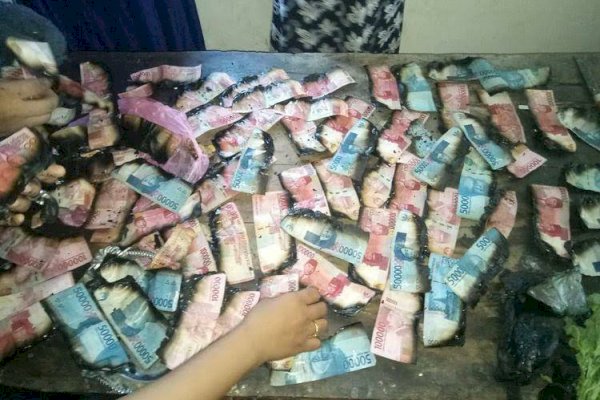 Uang Tabungan Rp90 Juta Terbakar di Bone Sulsel, Sudding Gagal Naik Haji