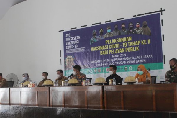 Besok, Pemkab Luwu Mulai Vaksinasi Tahap 2 Sasar Petugas Publik