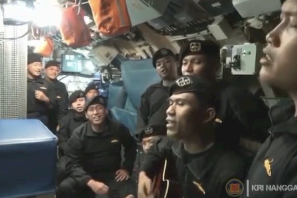 VIDEO ABK KRI Nanggala-402 Nyanyi Bareng Lagu ‘Sampai Jumpa’ Sebelum Dinyatakan Tenggelam