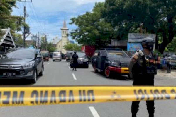 Densus 88 Tangkap Otak Pembuat Bom Depan Gereja Katedral Makassar