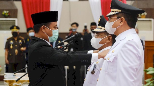 Bupati-Wakil Bupati Toraja Utara Resmi Dilantik, Plt Gubernur Sulsel Ingatkan Program Prioritas