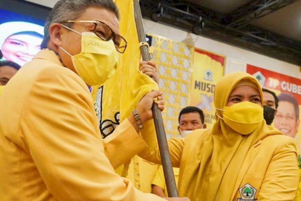 Terpilih Aklamasi, Suhartina Bohari Gaungkan Kejayaan Golkar Maros