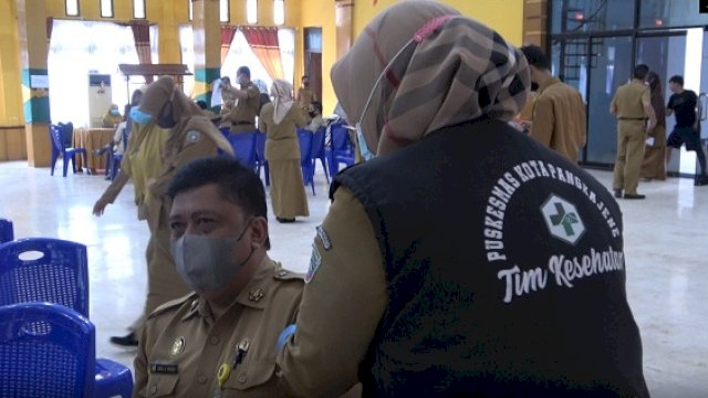 ASN Lingkup Pemkab Pangkep Terima Suntik Vaksin Dosis Kedua