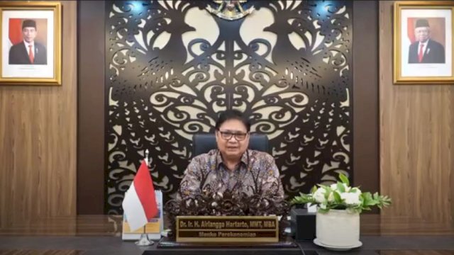 Menteri Koordinator Bidang Perekonomian Airlangga Hartarto.