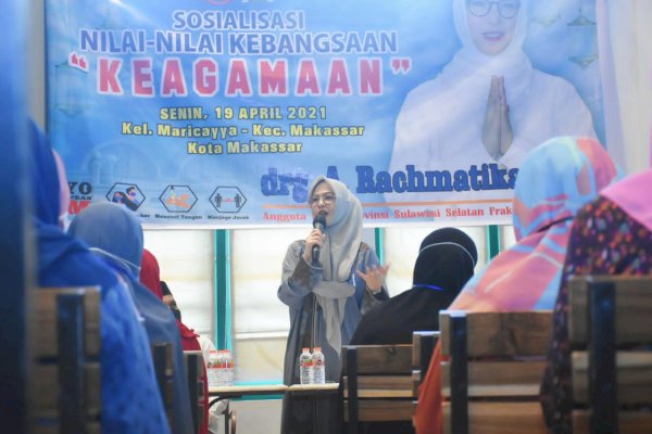 Anggota DPRD Sulsel Fraksi NasDem Cicu Bicara Peran Agama dalam Memutus Mata Rantai Covid-19