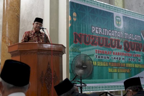 Bupati Luwu Basmin Mattayang Ajak Warga Memasyarakatkan Alquran