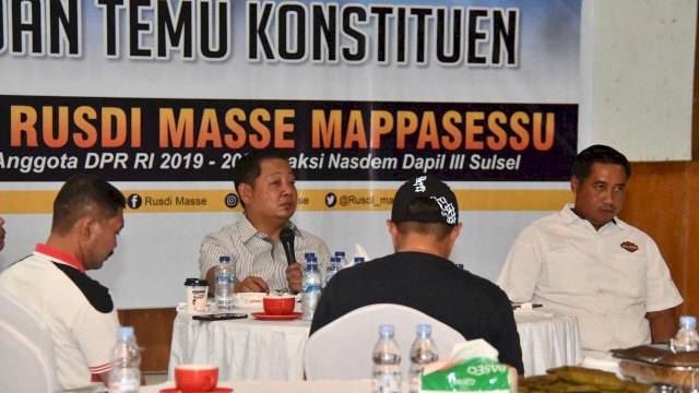 Reses di Sidrap, Rusdi Masse Minta Warga Jaga Kondusifitas dan Terapkan Protkes di Bulan Ramadhan