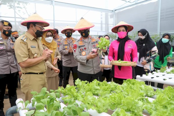 Walikota Danny dan Kapolda Sulsel Saling Puji di Peresmian Rumah Bibit Bhayangkari