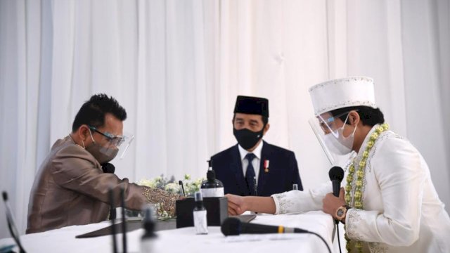 Presiden RI Joko Widodo Jadi Saksi Pernikahan Atta Halilintar dan Aurel Hermansyah.