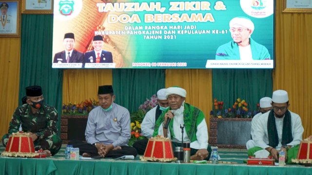 Zikir dan Doa Isi Peringatan HUT ke 61 Kabupaten Pangkep 