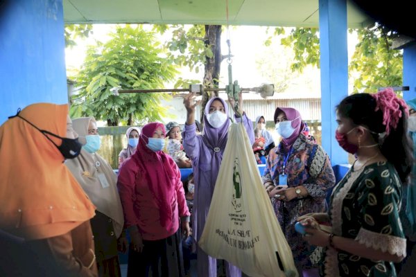 Hari Perempuan Internasional, TP PKK Pangkep Sambayangi Posyandu