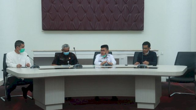 Walikota Judas Duduk Semeja BPN Bahas Sertifikasi Tanah Masjid Agung Palopo