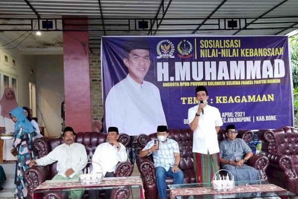 Berharap Berkah Bulan Ramadhan, Legislator Sulsel NasDem Muhammad Ajak Warga di Bone Berdoa Agar Covid-19 Segera Berlalu