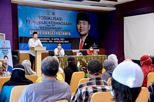 Legislator NasDem Sulsel Andre Tanta: Hadapi Globalisasi, Warga Perlu Dibekali Nilai Kebangsaan