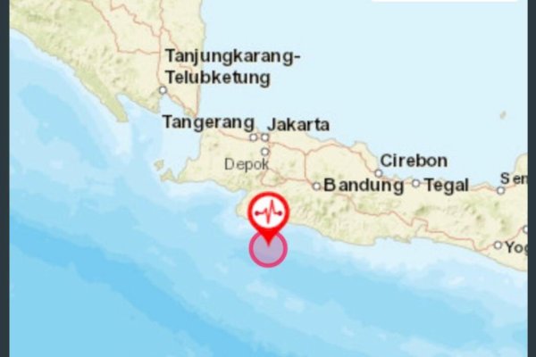 Gempa M 5,6 Guncang Sukabumi, Getaran Terasa di Jakarta