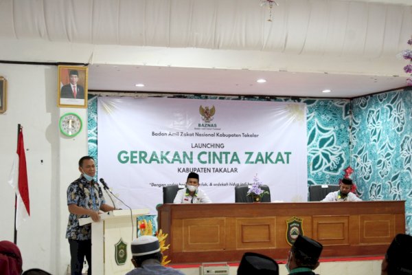 Bupati Takalar Syamsari Kitta Launching Gerakan Cinta Zakat 