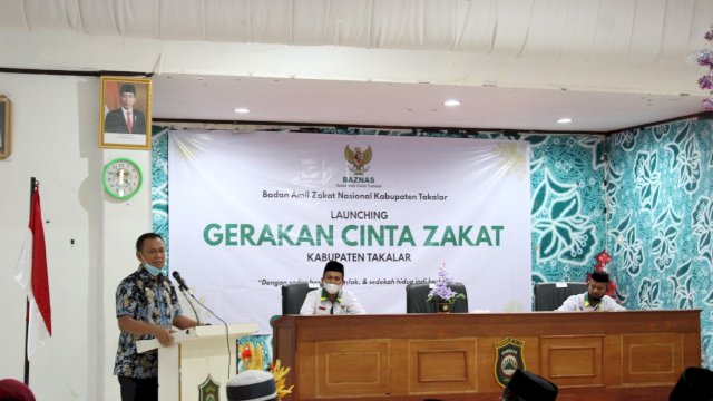 Bupati Takalar Syamsari Kitta Launching Gerakan Cinta Zakat&nbsp;