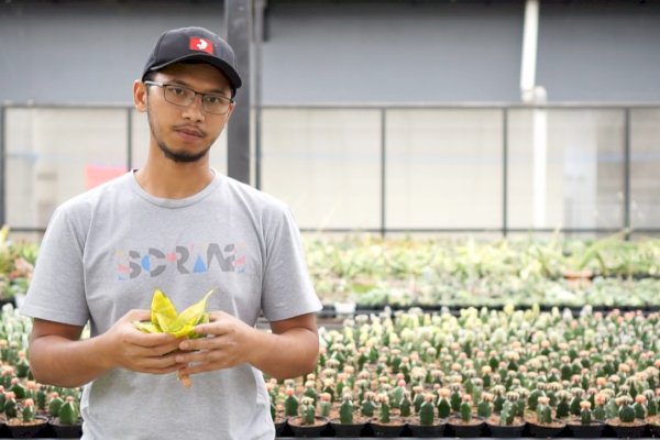 Bertani Kaktus, Mileneal Ini Berani Tinggalkan Karir di Bidang Migas