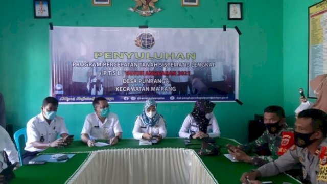 BPN Pangkep Gelar Penyuluhan Program Pendaftaran Tanah Sistematik Lengkap