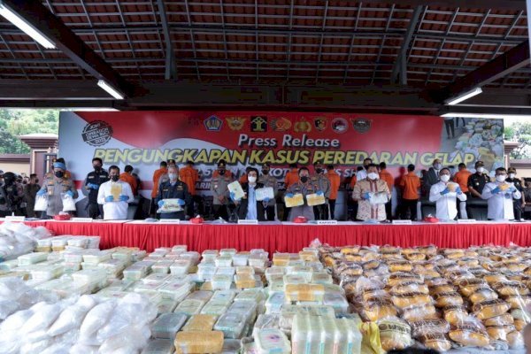 Top! Polri Gagalkan Peredaran 2,5 Ton Narkoba, Selamatkan 10 Juta Nyawa