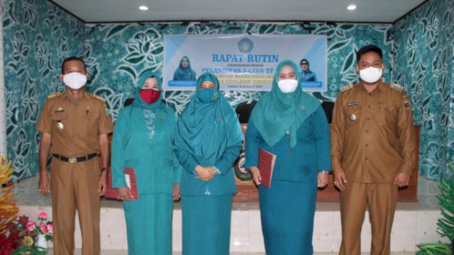 Ketua TP PKK Lima Kecamatan di Takalar Resmi Dilantik