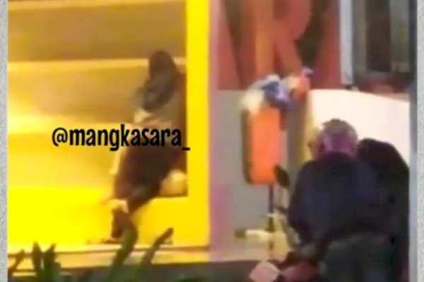 Viral, Video Pasangan Diduga Beradegan Mesum di Pantai Losari Makassar