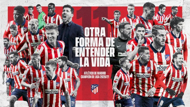 Atletico Madrid Juara La Liga Musim 2020/2021